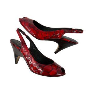 *Donald J Pliner Papina Slingblack Heels Size 6